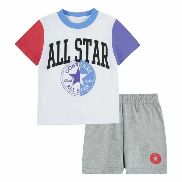 Converse- Conjunto Deportivo para Niños, Multicolor, Estándar (S6458064)