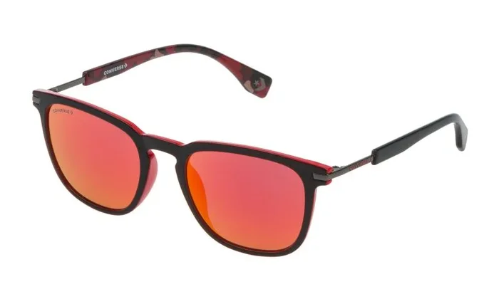 Converse S0350679 Gafas, Negro/Naranja, 52 mm para Hombre