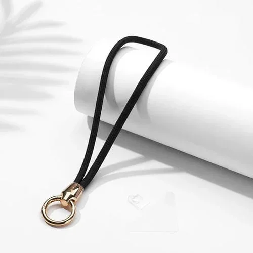 Cordón de muñeca para teléfono móvil Sulada universal multifuncional (Negro)