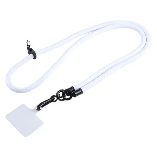 Cordón Largo para Teléfono Universal Color Sólido (Blanco)
