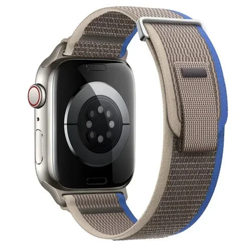 Correa de Nailon Doble Sección Apple Watch Se 40mm (Gris Azulado)