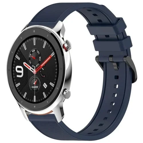 Correa de Reloj Amazfit GTR 4 Silicona Texturizada 22mm (Azul Medianoche)