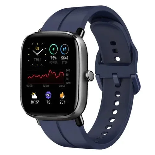 Correa de Reloj Amazfit GTS 2 Mini Silicona con Lazo 20mm (Azul Marino)