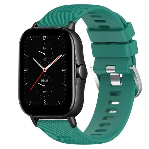 Correa de Reloj Amazfit GTS 2E 20mm Silicona Suave Color Verde