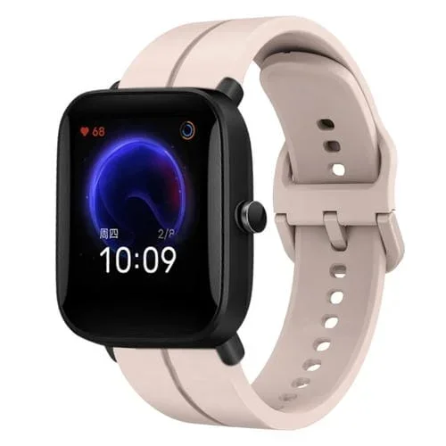Correa de Reloj Amazfit Pop 20mm Loop de Silicona (Rosa)