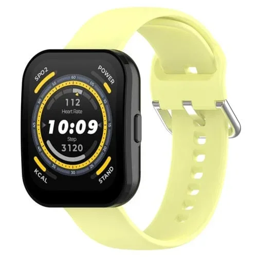 Correa de Reloj de Repuesto Silicona Amazfit Bip 5 Tamaño L (Amarillo)