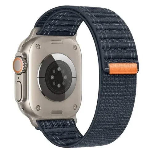 Correa de Reloj Nailon Sea Wave con cierre de Velcro para Apple Watch Series 8 41mm (Azul)