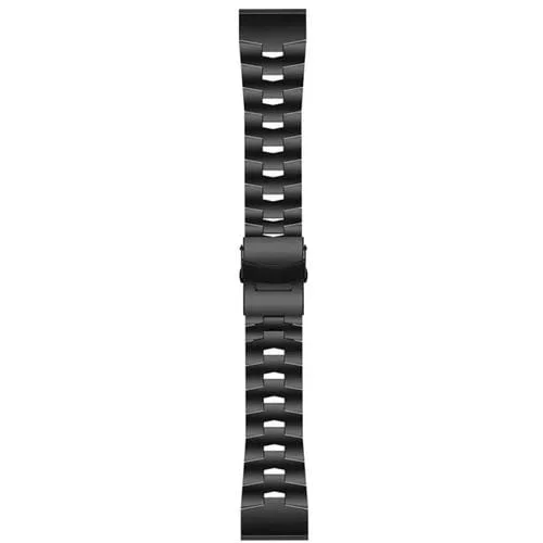 Correa de Reloj para Garmin Fenix 7 Pro 47mm Liberación Rápida Aleación de Titanio (Negro)