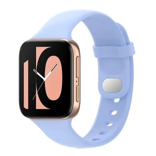 Correa de Reloj para Oppo Watch 46mm de Silicona (Azul Crisantemo)