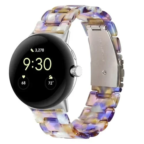 Correa de Resina Three-Beads para Google Pixel Watch (Océano Azul)