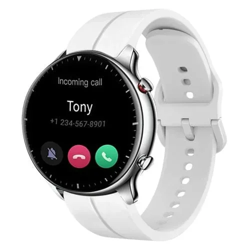 Correa de silicona 22mm para Amazfit GTR 2 (Blanco)