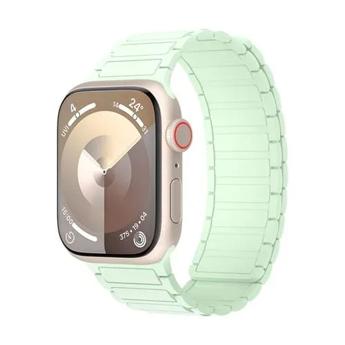 Correa de Silicona Apple Watch Se 2023 40mm con Cierre Magnético (Menta Claro)