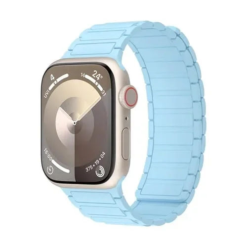 Correa de Silicona Apple Watch Series 2 42mm Cierre Magnético (Azul Claro)