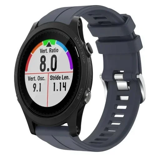 Correa de silicona deportiva para Garmin Forerunner 935 22mm (Rock Cyan)