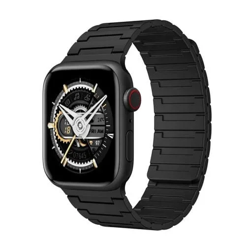 Correa de Silicona Magnética Apple Watch Se 2023 44mm (Negra)