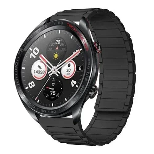 Correa de Silicona Magnética para Reloj Honor Magic 22mm (Negra)