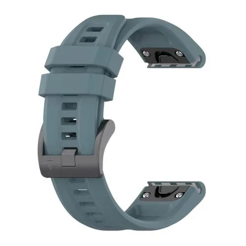 Correa de Silicona para Garmin Fenix 7S Pro 42mm (Rock Cyan)