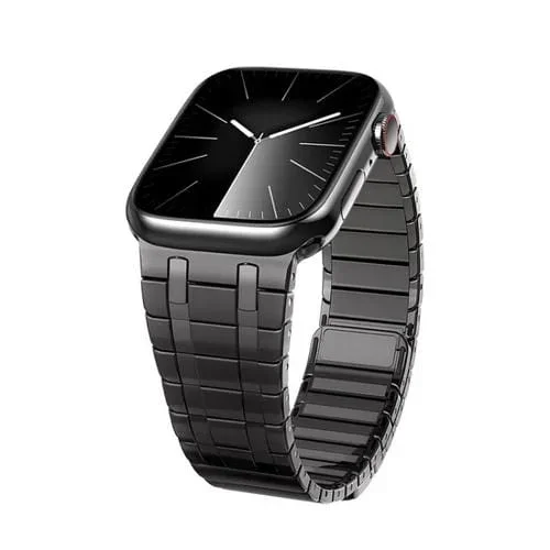 Correa magnética de acero inoxidable para Apple Watch Series 3 42mm (Gris Titanio)