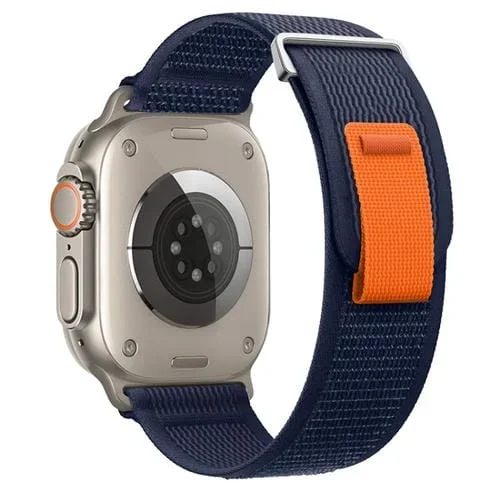 Correa Nailon Doble Sección Apple Watch Ultra 49mm (Azul Oscuro)