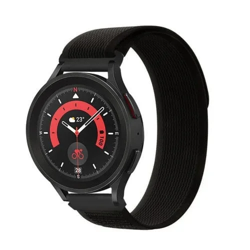 Correa Nylon Universal 18mm para Garmin Forerunner 255S y Venu 2S (Negro)