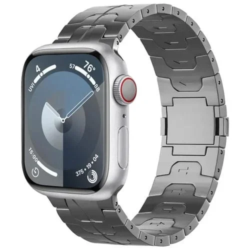 Correa para Apple Watch SE 2023 de Aleación de Titanio con Hebilla Magnética 44mm (Gris)