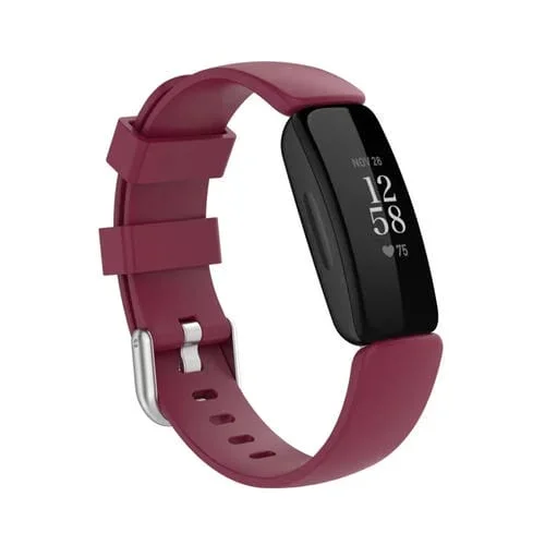 Correa para Fitbit Inspire 2 Tpe Watch Band Tamaño S (Wine Red)