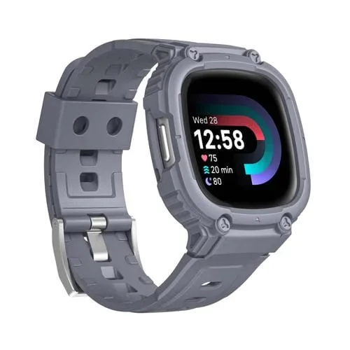 Correa para Fitbit Versa 4 / 3 / Sense 2 / Sense 1 Armor TPU (Gris)