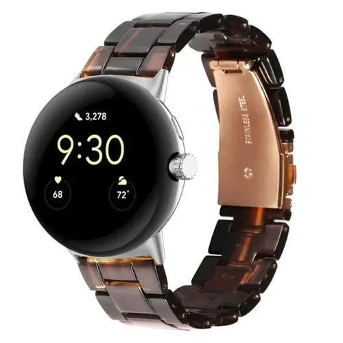 Correa para Google Pixel Watch Resin Three-Beads (Miel Profunda)