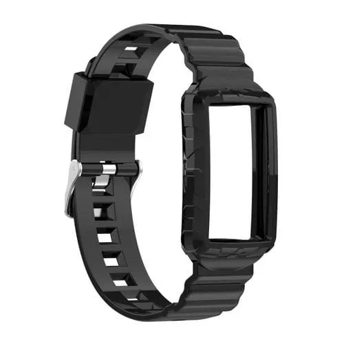 Correa para Reloj Fitbit Care 4 Se Silicona One Body Armor (Negro)
