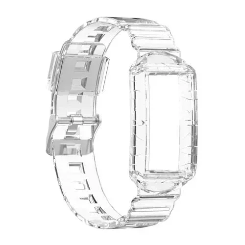 Correa para Reloj Fitbit Care 5 Silicone One Body Armor (Transparente)