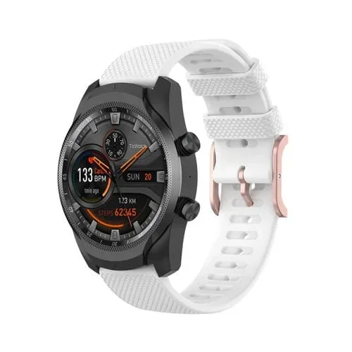 Correa Reloj 22mm para Polar Grit X y Vantage M con textura Dot (Blanco)