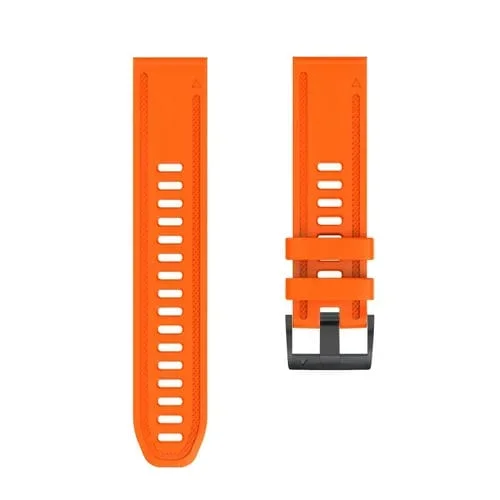 Correa silicona para Garmin Fenix 6S y 7S Rapid Release (Naranja)