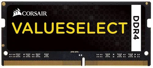 Corsair Value Select – Módulo de Memoria de 8 GB (2 x 4 GB, SODIMM, DDR4, 2133 MHz, CL15), Negro (CMSO8GX4M2A2133C15)