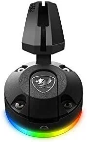 Cougar – Soporte de Cable para ratón y ratón RGB con Ventosa, Color Negro