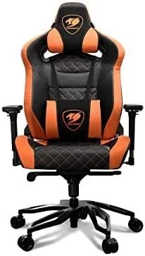 Cougar armor titan pro silla gaming – reposabrazos 4d – cojin lumbar y cervical – piston de gas clase 4 – estructura de acero – reclinamiento de 170º – peso max.160kg