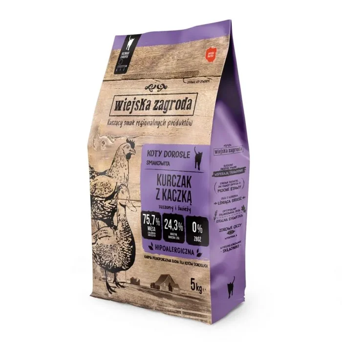 Country farm pollo y pato – comida seca para gatos – 5 kg