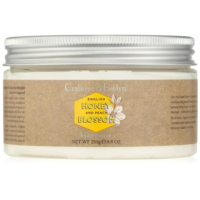 Crabtree & Evelyn English Honey & Peach Blossom Body Mantequilla 250 g