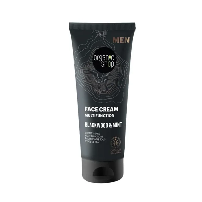 CREMA FACIAL MULTIFUNCIÓN «CORTEZA DE ROBLE Y MENTA» DE ORGANIC SHOP, 75 ML