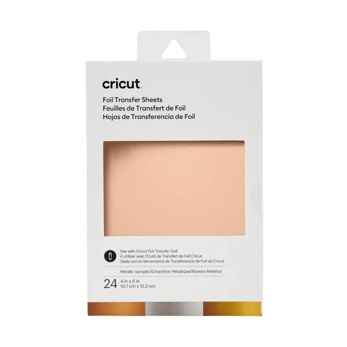 Cricut Hojas de papel de transferencia Sampler 10 x 15 cm, 24 Ojas