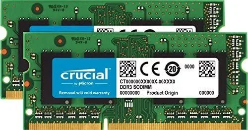 Crucial 16GB (2x8GB) DDR3-1333 CL9 SO-DIMM módulo de memoria 1333 MHz