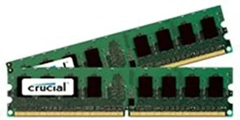 Crucial 4GB PC2-5300 Kit módulo de memoria 2 x 2 GB DDR2 667 MHz ECC