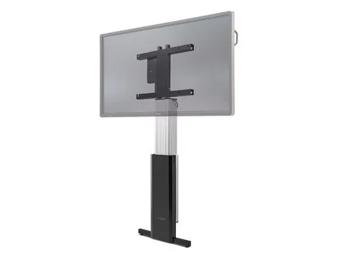 CTOUCH 10080250 Soporte de pie para Pantalla Plana 2,18 m (86″) Soporte de Suelo con Ruedas para Pantalla Plana Aluminio, Negro