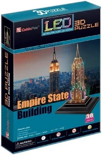 CubicFun Empire State of Building Puzle 3D 38 pieza(s) Edificios