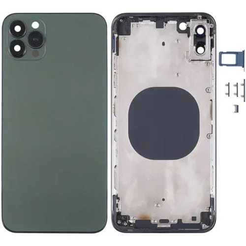 Cubierta Trasera Carcasa para Apple iPhone XS Max Imitación iPhone 13 Pro Max (Verde)