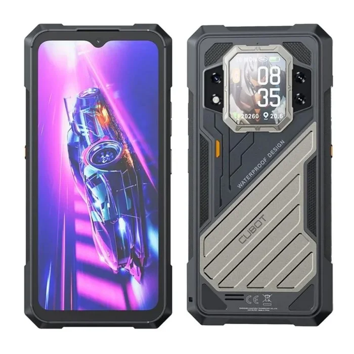 Cubot Kingkong X – Smartphone de 6,58″ FHD+, 16GB de RAM y 256GB de ROM, Triple cámara de 100 MP + Macro de 5 MP, batería de 10200mAh, Android 14, procesador MediaTek Dimensity 7050, Color Negro.