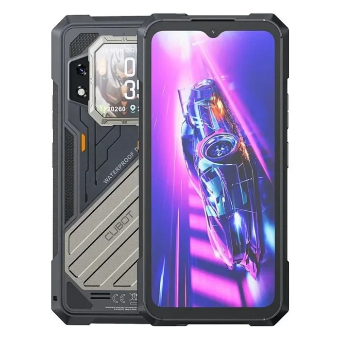 Cubot Kingkong X – Smartphone de 6,58″ FHD+, 16GB de RAM y 512GB de ROM, Triple cámara de 100 MP + Macro de 5 MP, batería de 10200mAh, Android 14, procesador MediaTek Dimensity 7050, Color Negro.