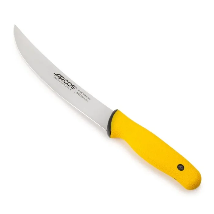 Cuchillo Carnicero Curvo ARCOS Serie Duo Pro 200 mm Precisión y Comodidad para Deshuesar y Filetear