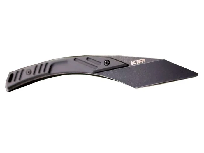 Cuchillo Extrema Ratio KIRI, Kiridashi Táctico, Bisel Asimétrico, Acero Böhler N690, Punta de Alta Penetración y Funda M.O.L.L.E.