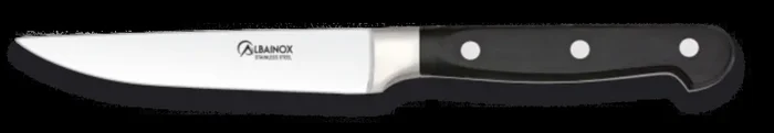 Cuchillo para Verduras Martinez Albainox con Mango de Polioximetileno Negro y Hoja de Acero Inox de 11 cm, en Blíster de presentación 17177