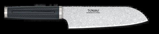 Cuchillo Santoku Tokisu Hoja Damasco, 1